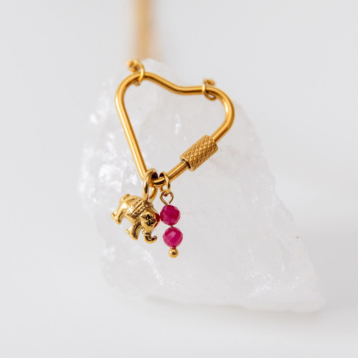 Soul Charms | Vergoldete Halskette mit austauschbaren Yoga-Symbolen