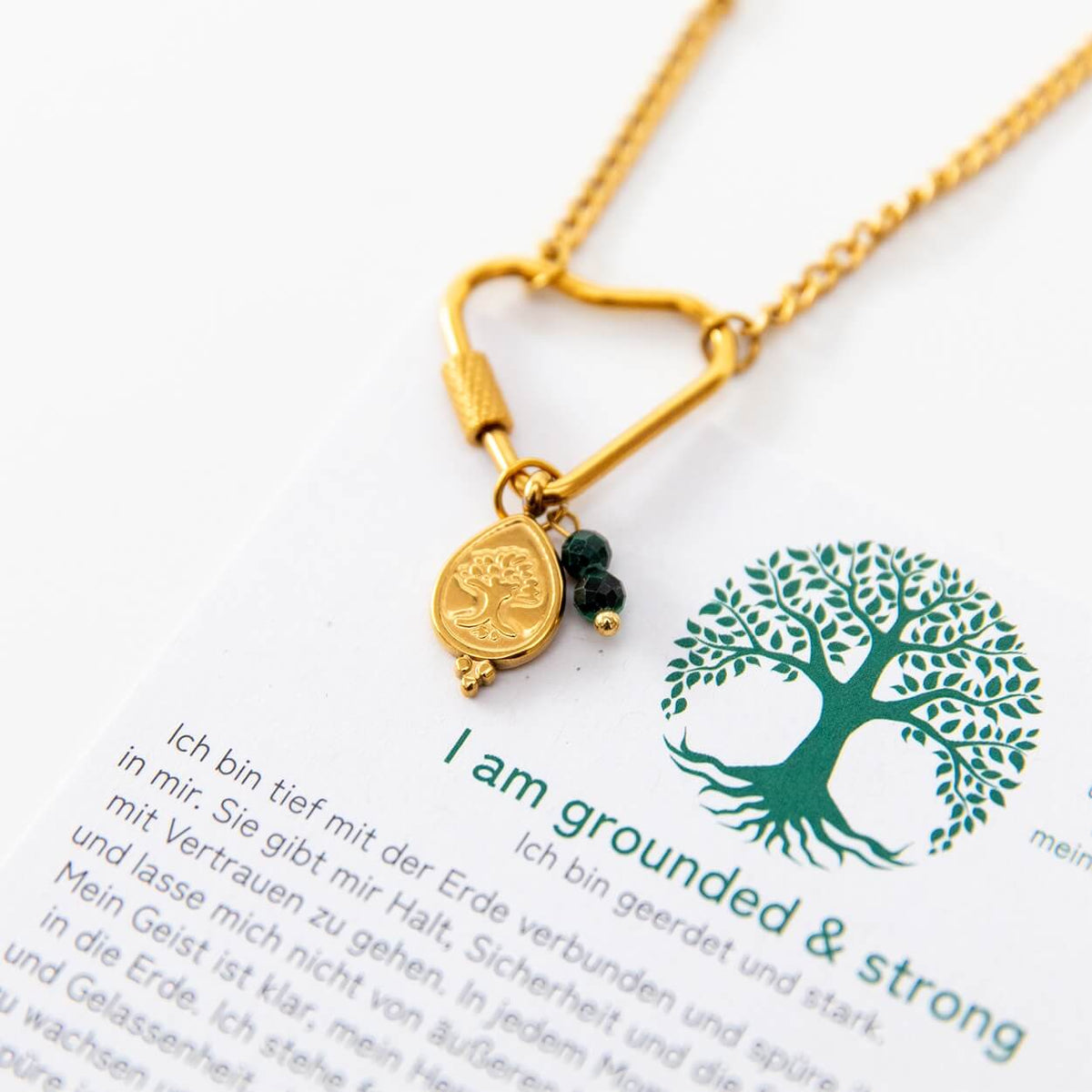 Soul Charms | Vergoldete Halskette mit austauschbaren Yoga-Symbolen
