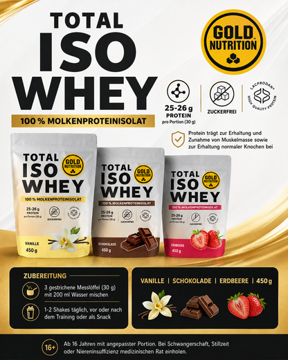 Total ISO Whey 450g | Premium Protein Supplement