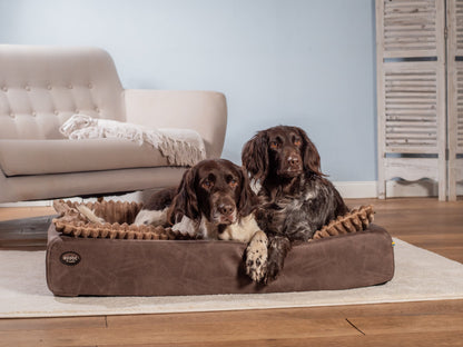 Hundebett KUDDE veganes Wildleder