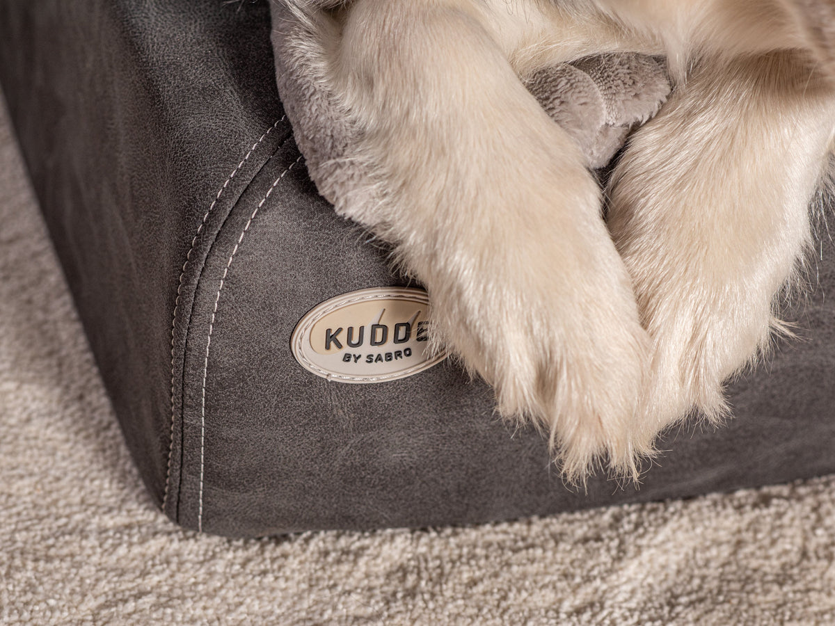 Hundebett KUDDE veganes Wildleder
