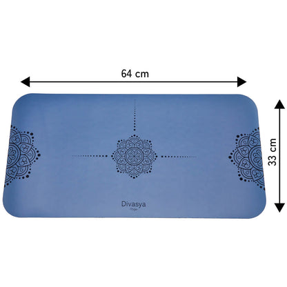 Yoga Knie Pad aus Naturkautschuk, extra breit & lang (64 x 33cm)