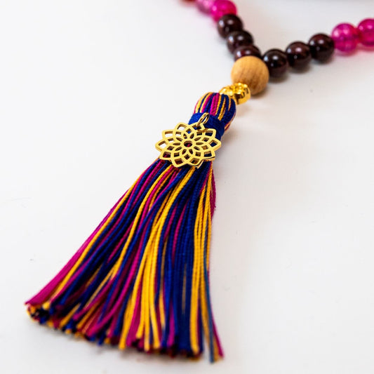 Mala Kette | Meditationskette Rainbow Chakra