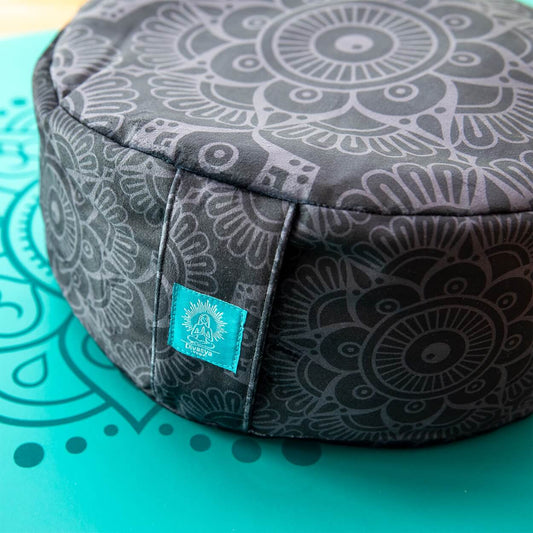Meditationskissen Mandala rund 33 cm | Sitzhöhe 15 cm