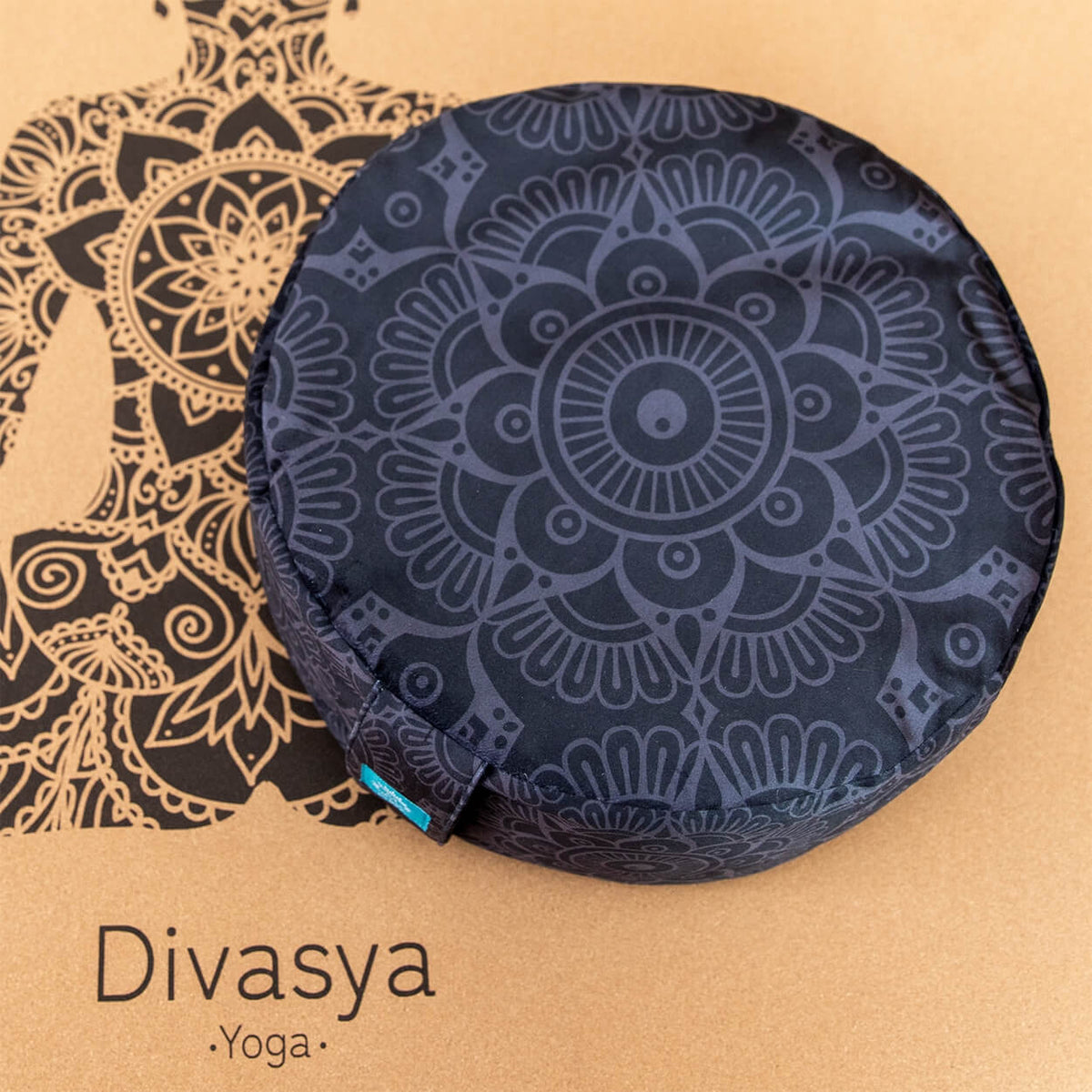 Meditationskissen Mandala rund 33 cm | Sitzhöhe 15 cm