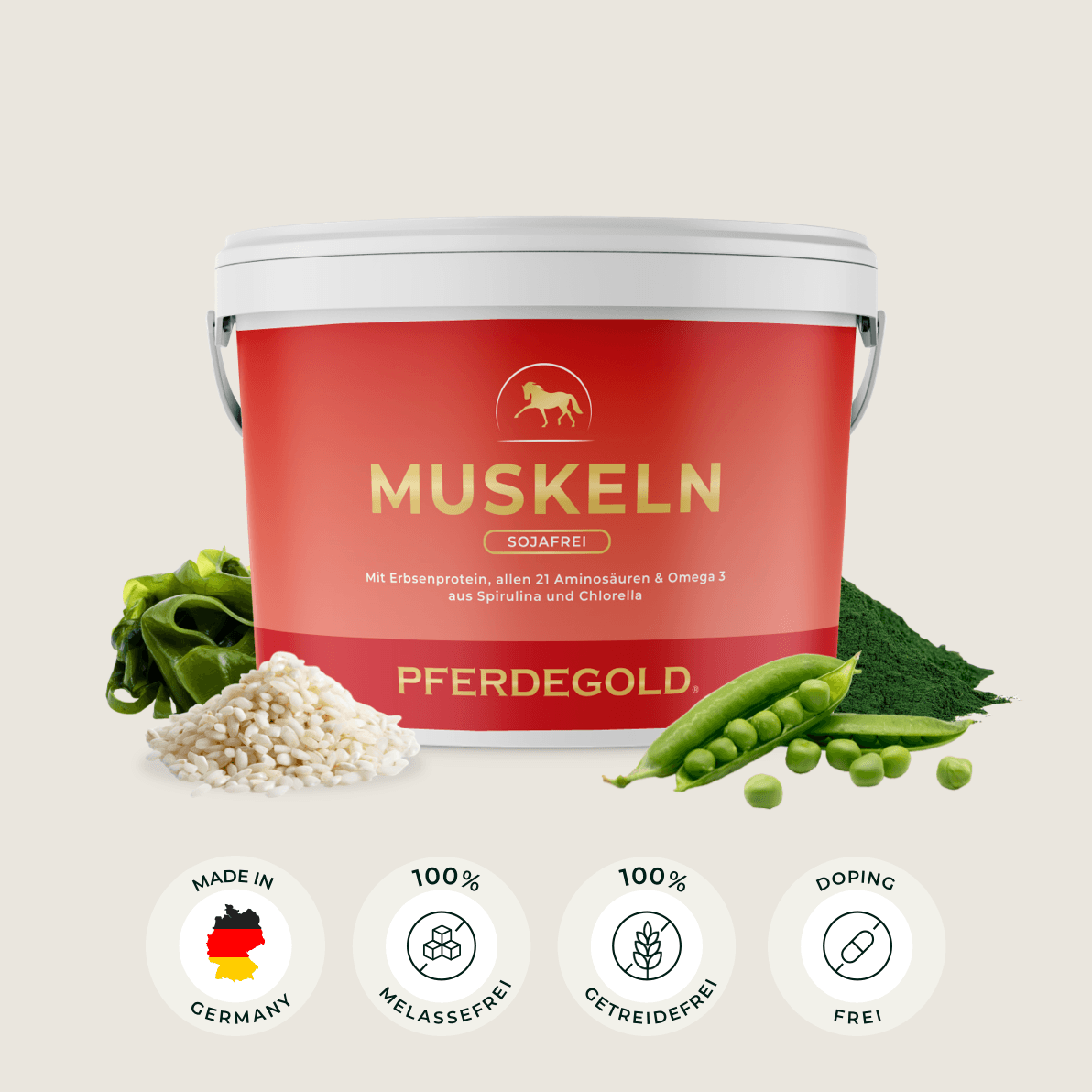 Muskeln Sojafrei