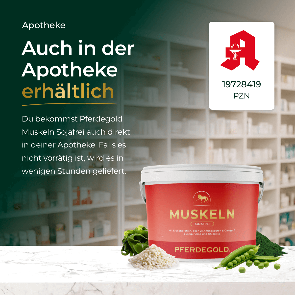 Muskeln Sojafrei