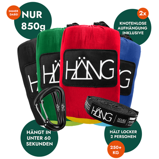 Das Original HÄNG Hängematten-Komplettset