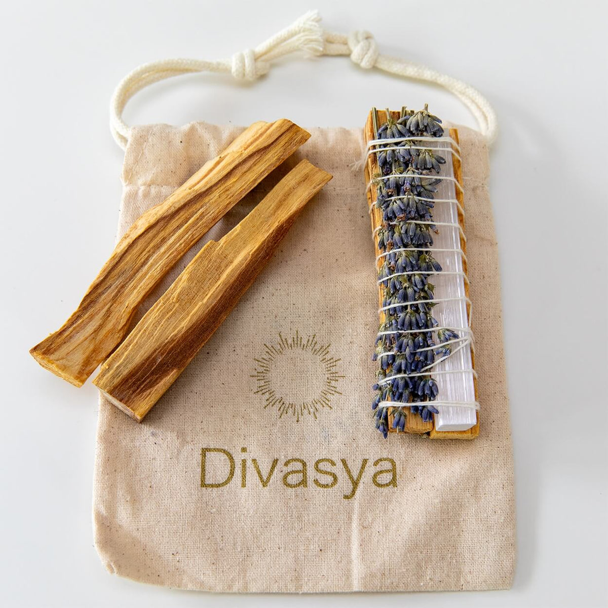 Palo Santo räuchern | Starter-Set für Yoga & Meditation | mit Räucherschale