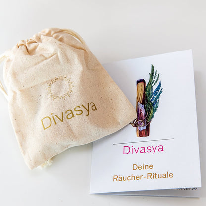 Palo Santo räuchern | Starter-Set für Yoga & Meditation | mit Räucherschale