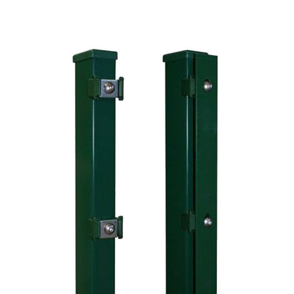 Zaunpfosten 60 x 40 mm | Moosgrün RAL 6005 | Einbetonieren