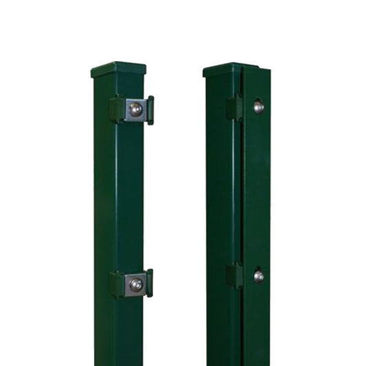 Zaunpfosten 60 x 40 mm | Moosgrün RAL 6005 | Einbetonieren