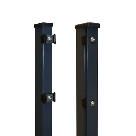 Zaunpfosten 60 x 40 mm | Anthrazit RAL 7016 | Einbetonieren