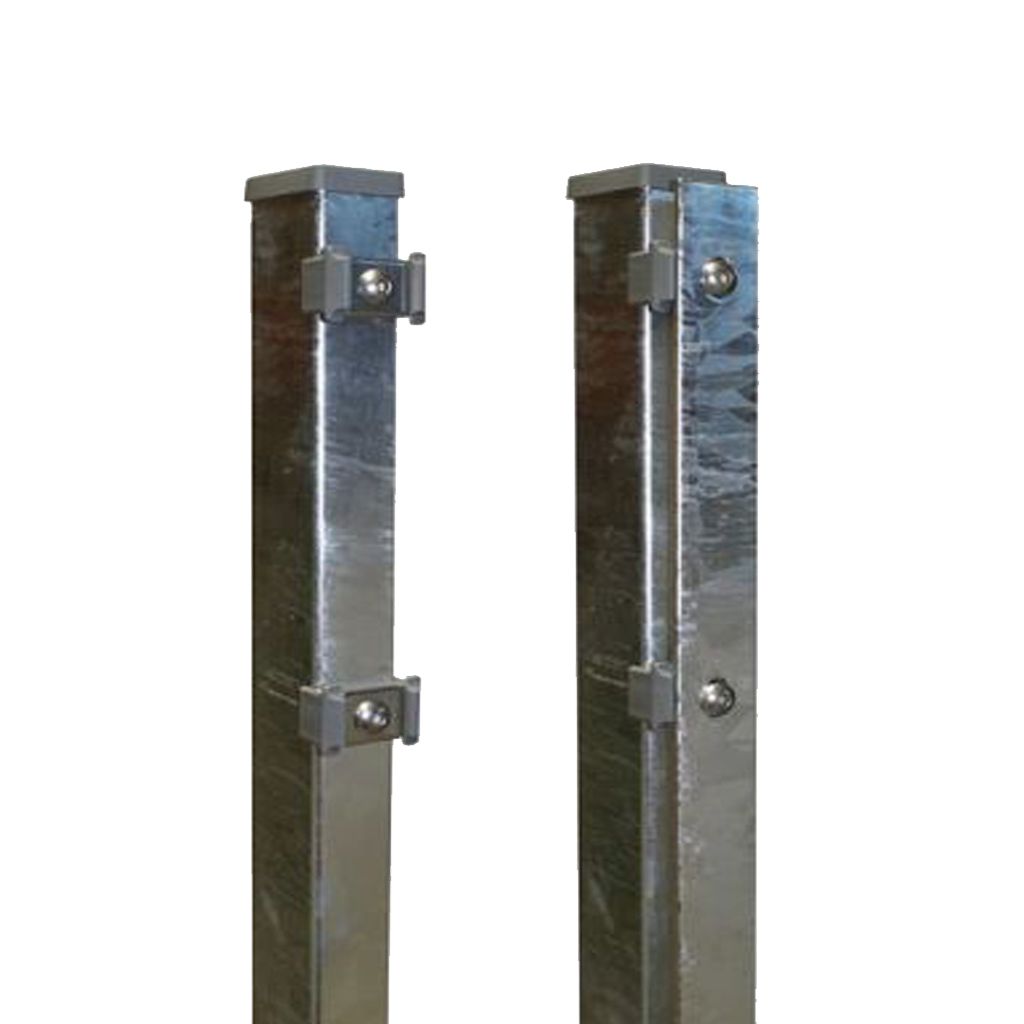 Zaunpfosten 60 x 40 mm | Feuerverzinkt | Einbetonieren