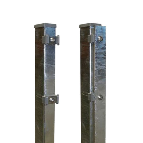 Zaunpfosten 60 x 40 mm | Feuerverzinkt | Einbetonieren