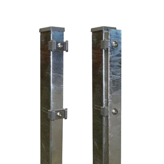 Zaunpfosten 60 x 40 mm | Feuerverzinkt | Einbetonieren