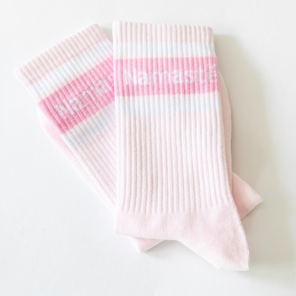 Socken mit Yoga-Motiv in 2 Varianten: Namasté Pink | Inhale Exhale