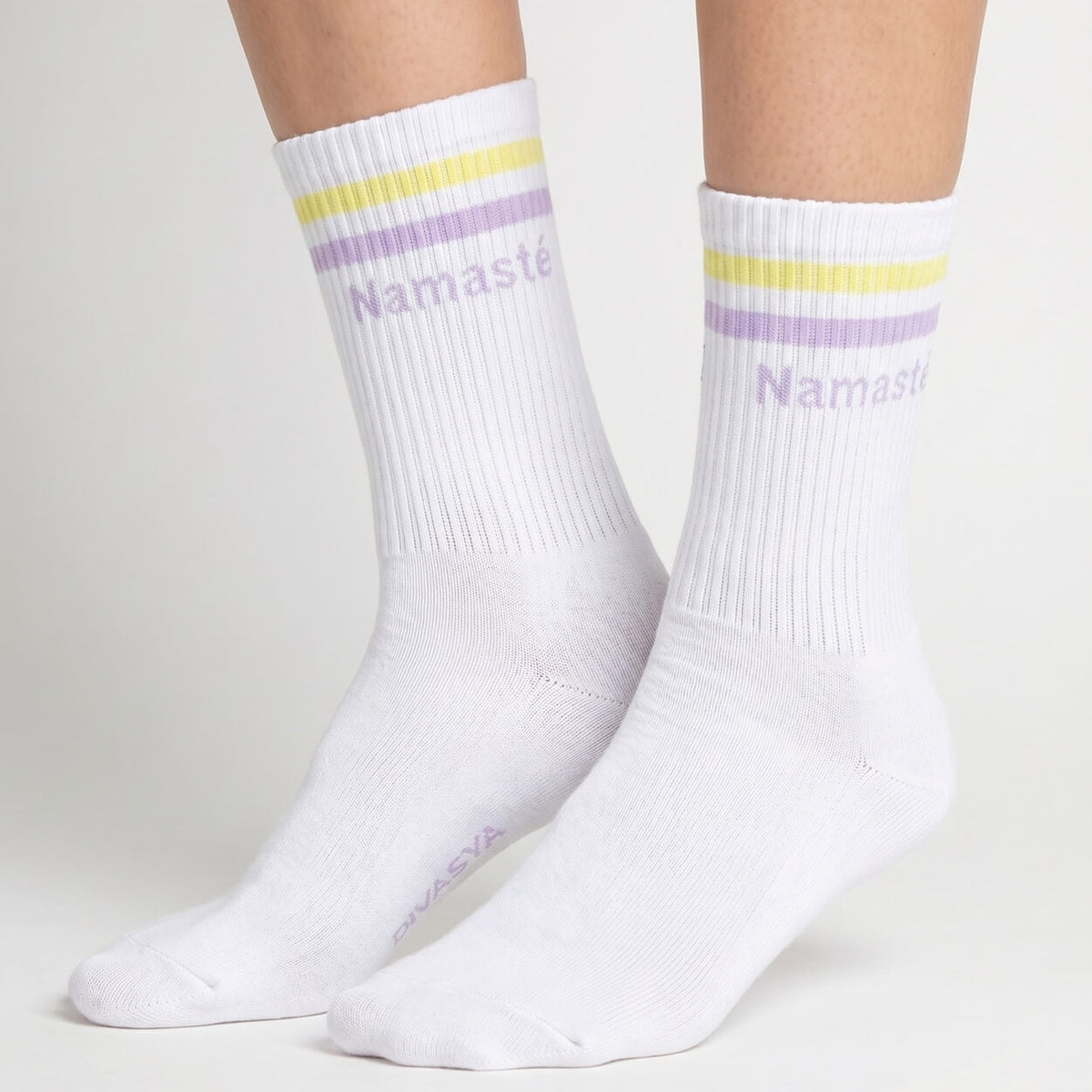 Socken mit Yoga-Motiv in 2 Varianten: Namasté Pink | Inhale Exhale