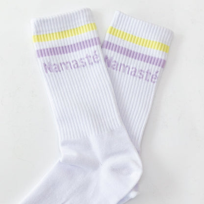 Socken mit Yoga-Motiv: Inhale Exhale | Namasté