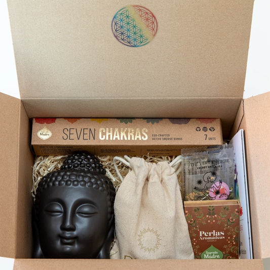 Geschenk Meditation │ Geschenkset für Chakra Meditation & Yoga
