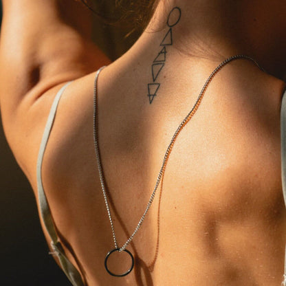 Kette mit Ring | silber | Inhale - Exhale