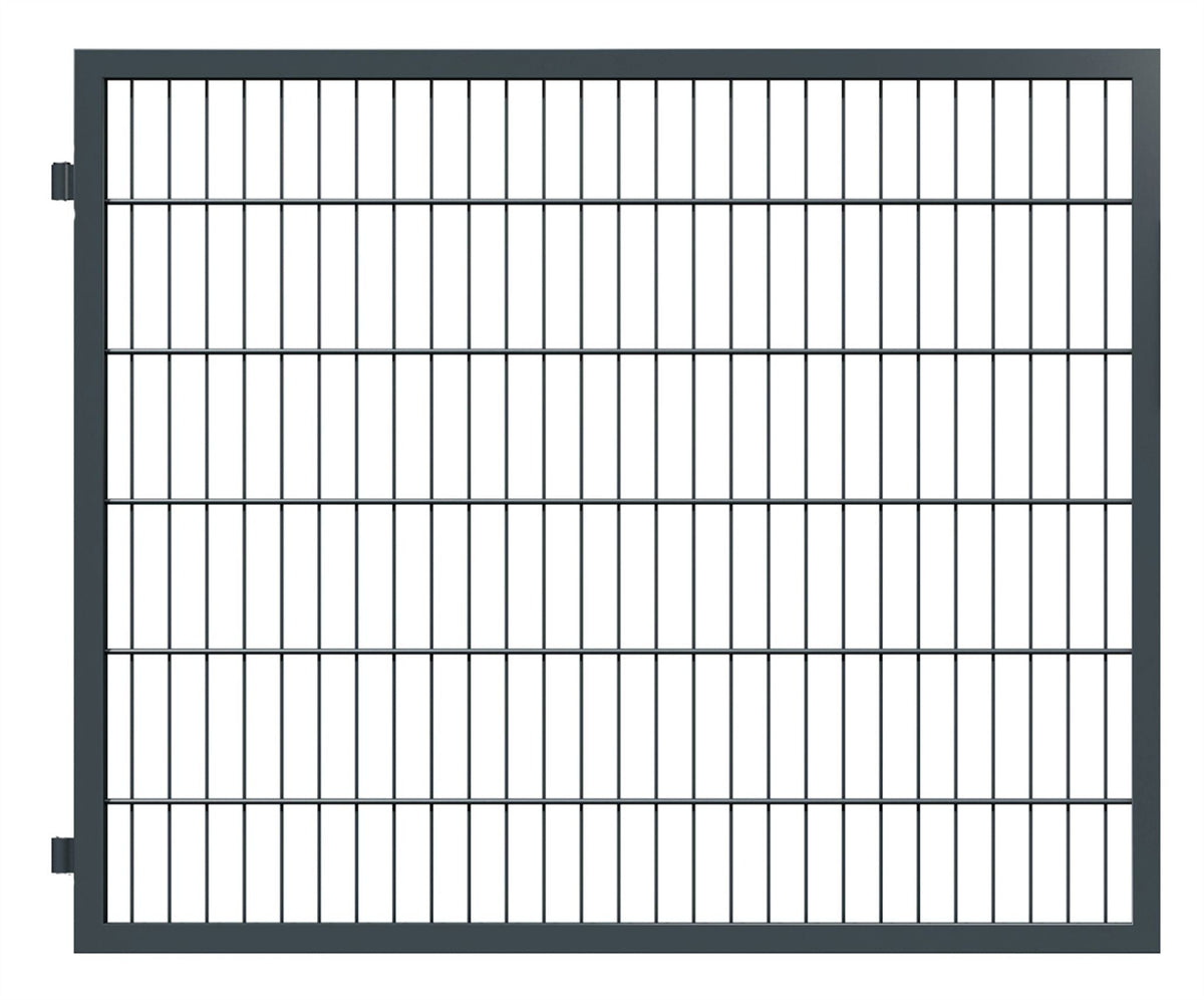 Doppeltor 2-flügelig asymmetrisch | Breite 300 cm | Doppelstab 6/5/6 mm
