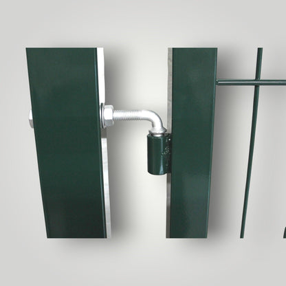 Gartentor 1-flügelig | Breite 100 cm | Doppelstab 6/5/6 mm
