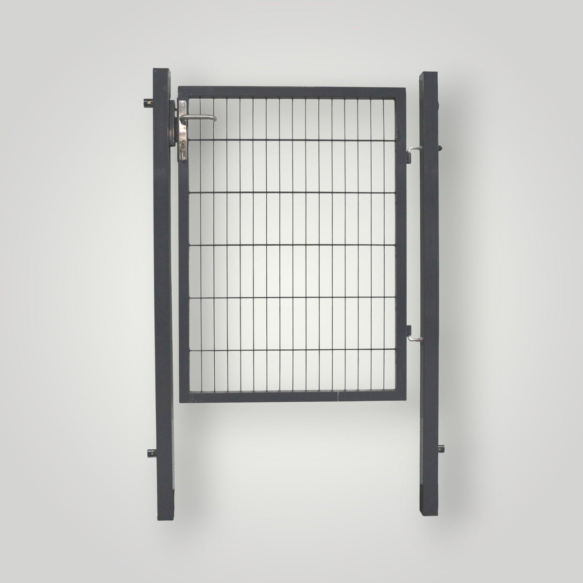 Gartentor 1-flügelig | Breite 100 cm | Doppelstab 6/5/6 mm