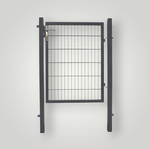 Gartentor 1-flügelig | Breite 100 cm | Doppelstab 6/5/6 mm