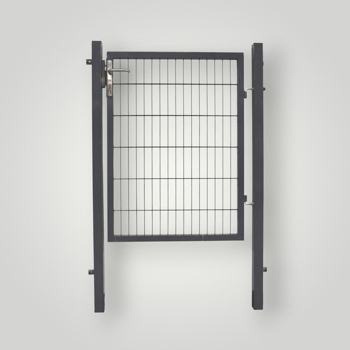 Gartentor 1-flügelig | Breite 100 cm | Doppelstab 6/5/6 mm