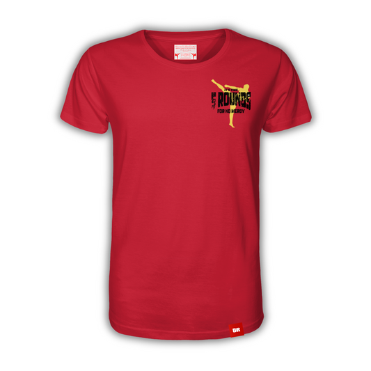 Organic Shirt Red Color Tekin "PASHA" Ergun Motiv