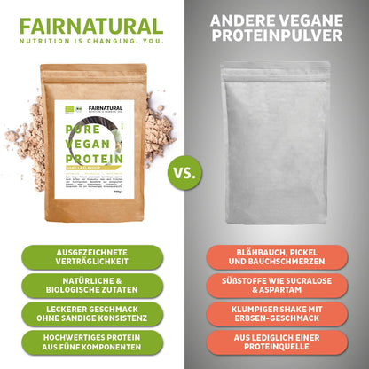 Bio Veganes Proteinpulver Vanille ohne Soja