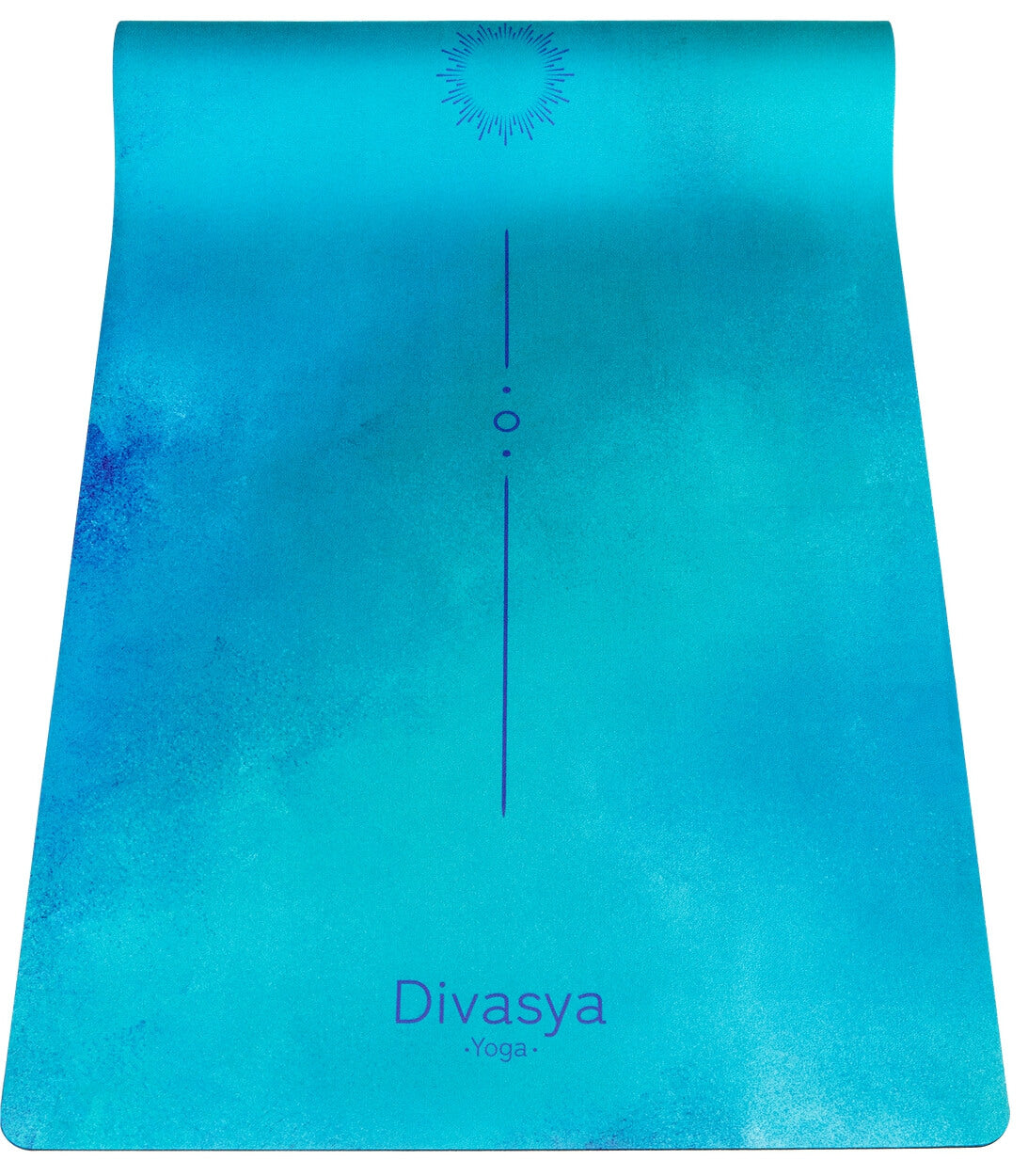 Yogamatte aus Naturkautschuk & recycelter Mikrofaser Rainbow Yogi