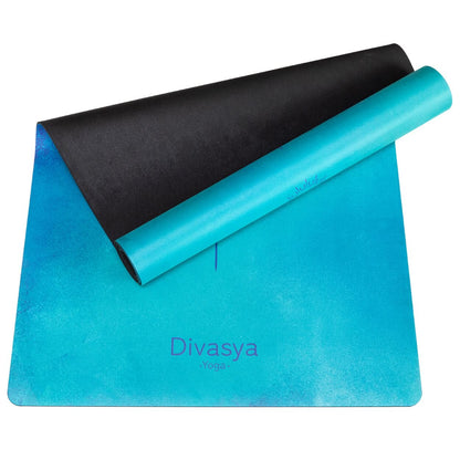 Yogamatte aus Naturkautschuk & recycelter Mikrofaser Rainbow Yogi