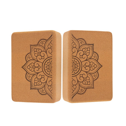 Yoga Block aus portugiesischem Kork in vielen Designs