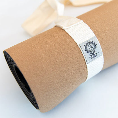 Yogamatte Kork: 100% natürlich | Portugal-Kork & Kautschuk | mit Schutzhülle