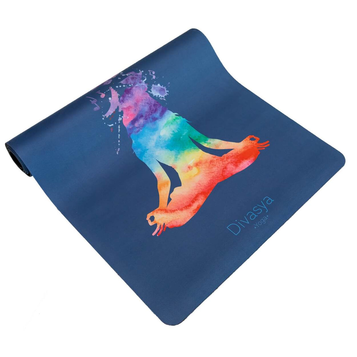 Yogamatte aus Naturkautschuk & recycelter Mikrofaser Chakra