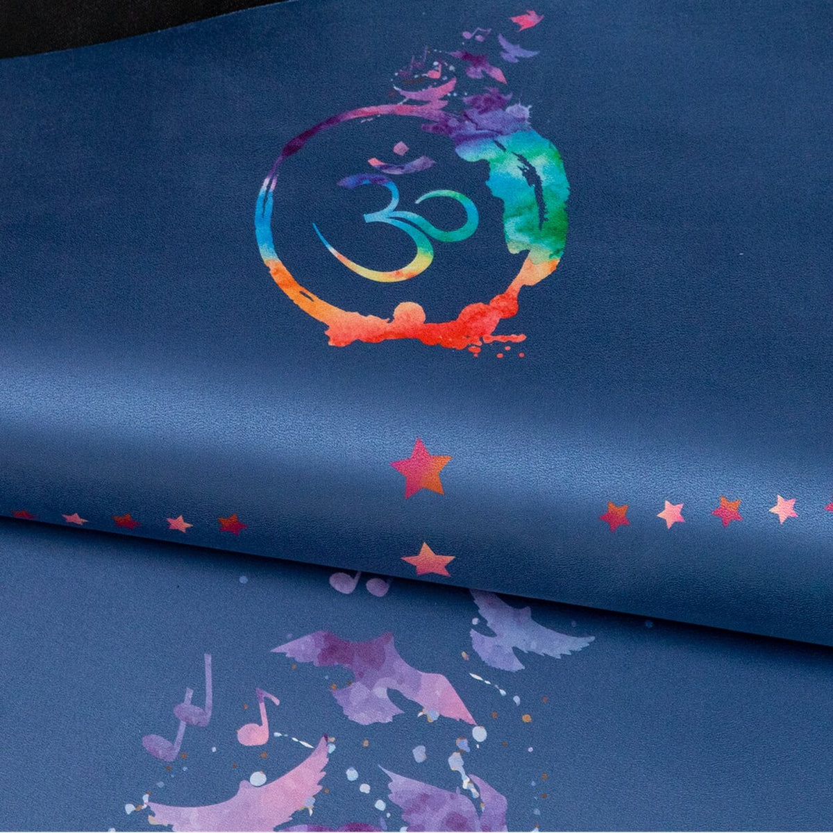 Yogamatte aus Naturkautschuk & recycelter Mikrofaser Rainbow Yogi