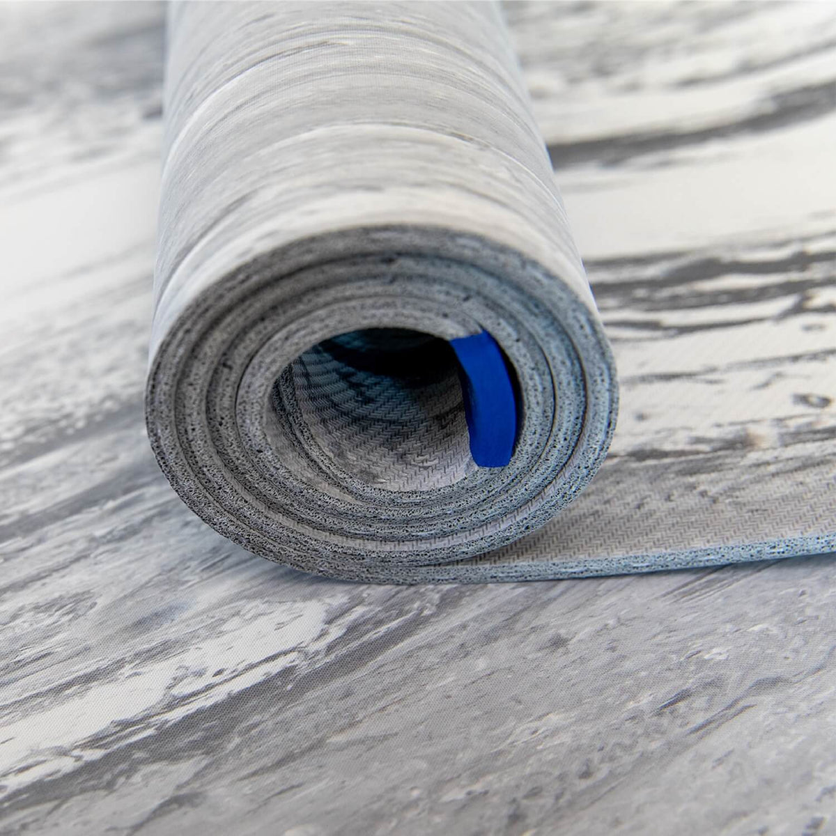 Yogamatte Naturkautschuk PURE: rutschfest, natürlich & extra breit | black