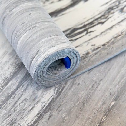 Yogamatte Naturkautschuk PURE: rutschfest, natürlich & extra breit | black