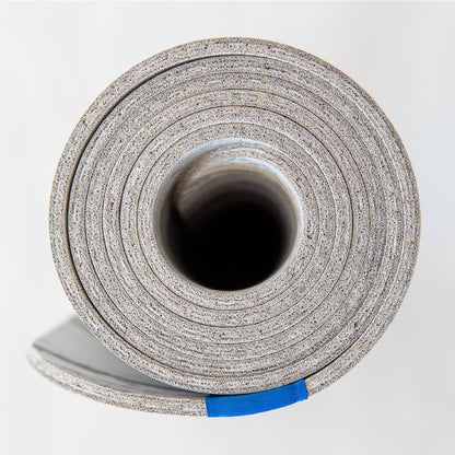 Yogamatte Naturkautschuk PURE: rutschfest, natürlich & extra breit | black
