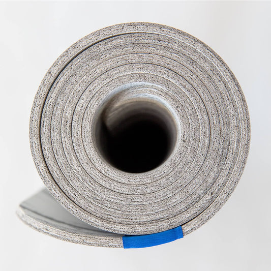 Yogamatte Naturkautschuk PURE: rutschfest, natürlich & extra breit | black