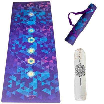 Yogamatte aus Naturkautschuk & recycelter Mikrofaser