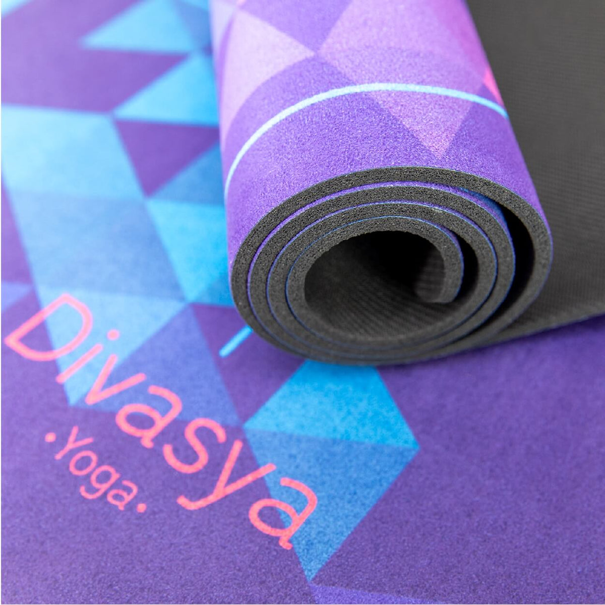 Yogamatte aus Naturkautschuk & recycelter Mikrofaser Chakra