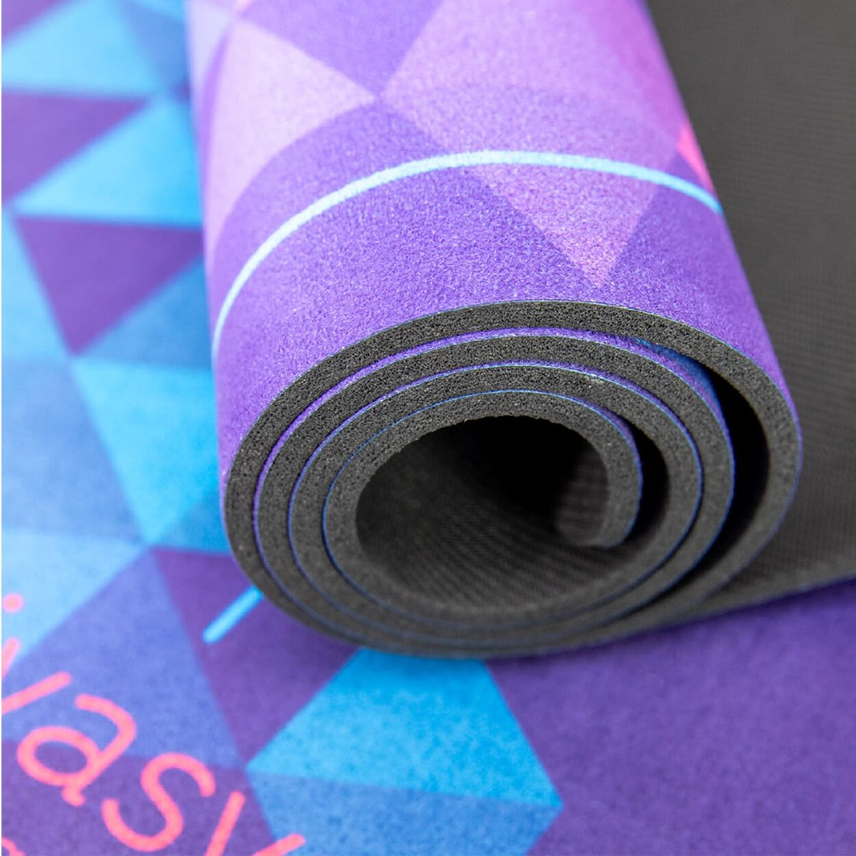 Yogamatte aus Naturkautschuk & recycelter Mikrofaser Chakra