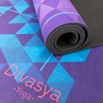 Yogamatte aus Naturkautschuk & recycelter Mikrofaser Chakra