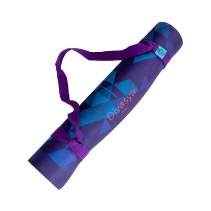Yogamatte aus Naturkautschuk & recycelter Mikrofaser Rainbow Yogi