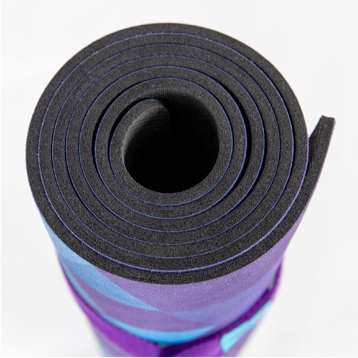 Yogamatte aus Naturkautschuk & recycelter Mikrofaser Chakra