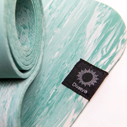 Yogamatte Naturkautschuk PURE: rutschfest, natürlich & extra breit | black