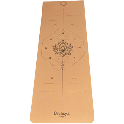 Leichte Kork Yogamatte: rutschfest, dämpfend & langlebig | Lotus Alignment